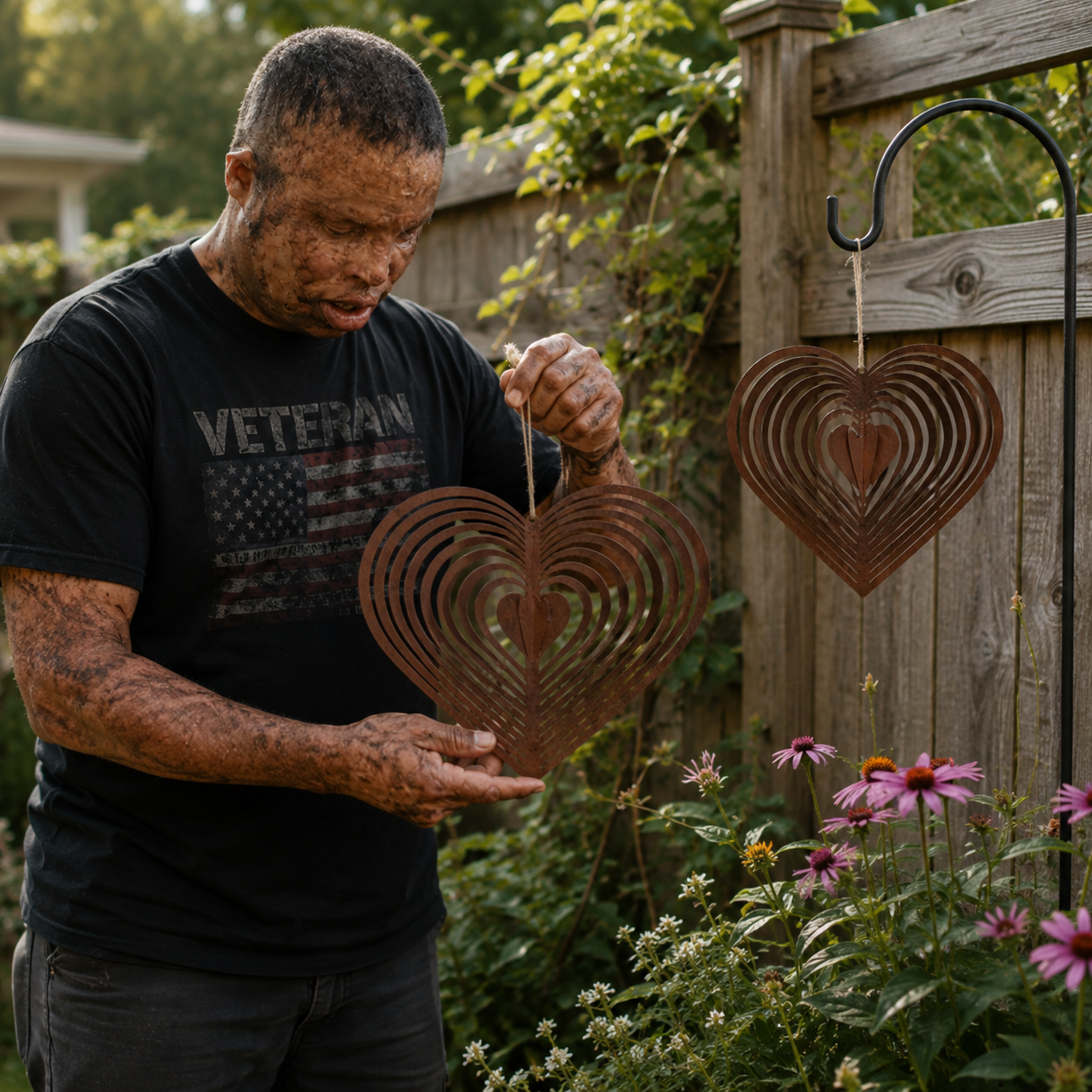 The Heart-Shaped Spinning Wind Chime Ornament โค( by Jordan Maynard)