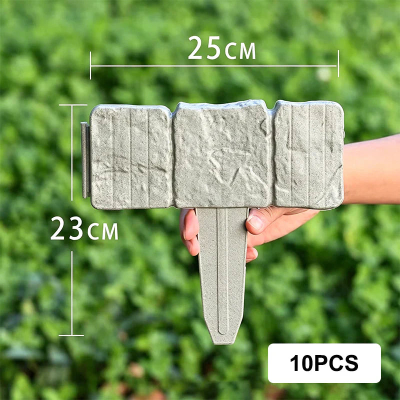 🪻High-quality. durable simulated stone garden fence🪻