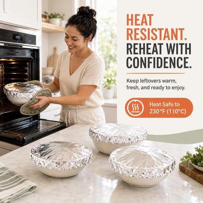 🔥Last Day 49% OFF🔥Universal Stretchable Aluminum Food Covers🍽️