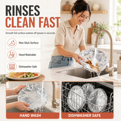 🔥Last Day 49% OFF🔥Universal Stretchable Aluminum Food Covers🍽️