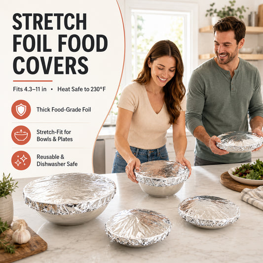 🔥Last Day 49% OFF🔥Universal Stretchable Aluminum Food Covers🍽️