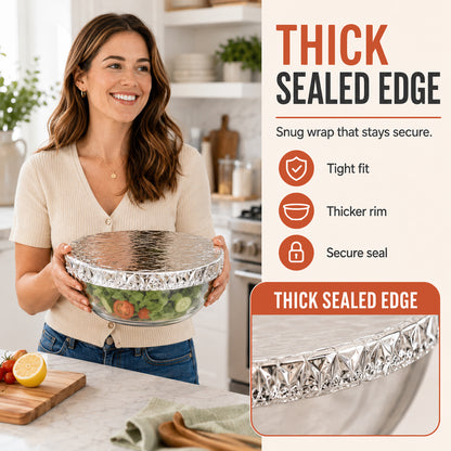 🔥Last Day 49% OFF🔥Universal Stretchable Aluminum Food Covers🍽️