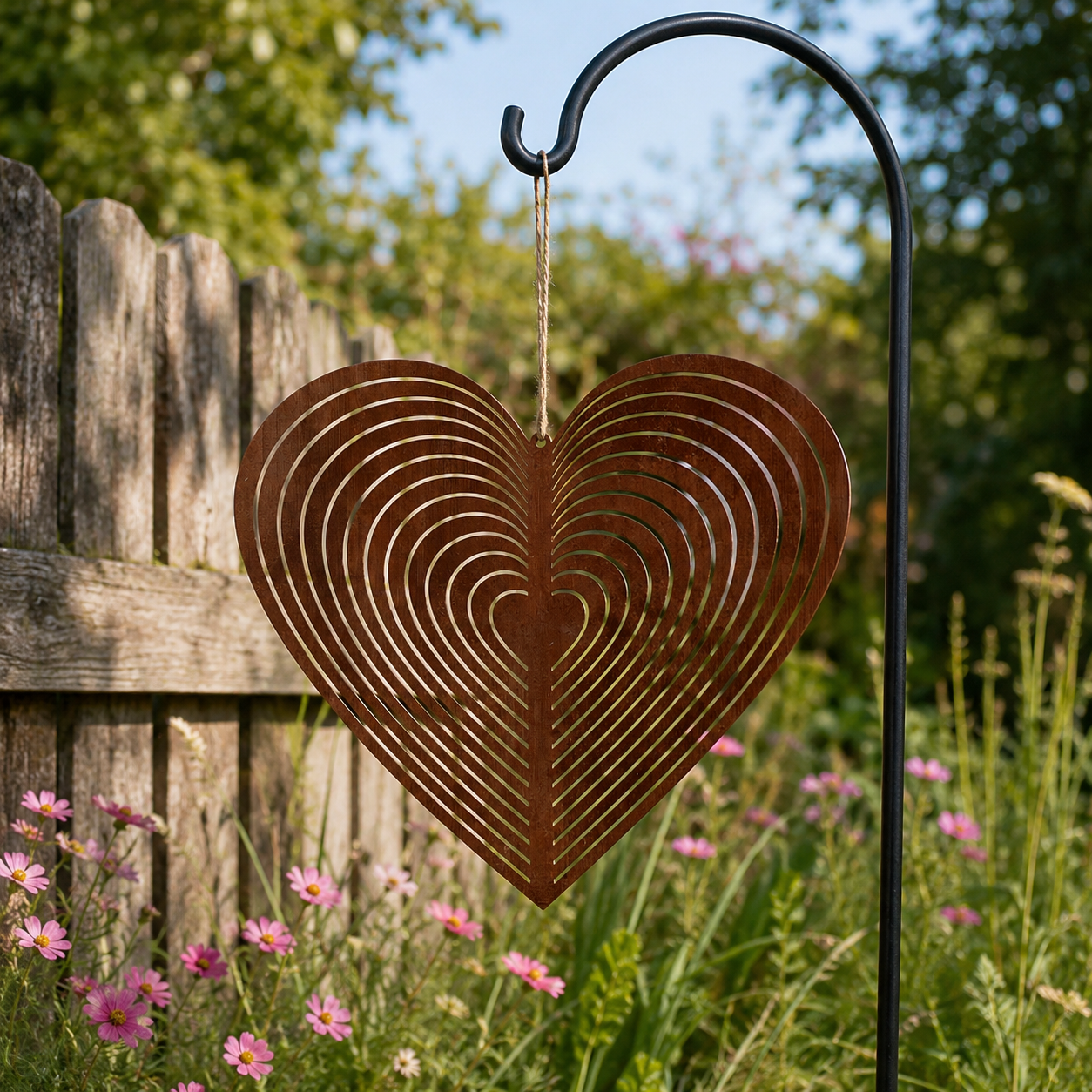 The Heart-Shaped Spinning Wind Chime Ornament ❤( by Jordan Maynard)