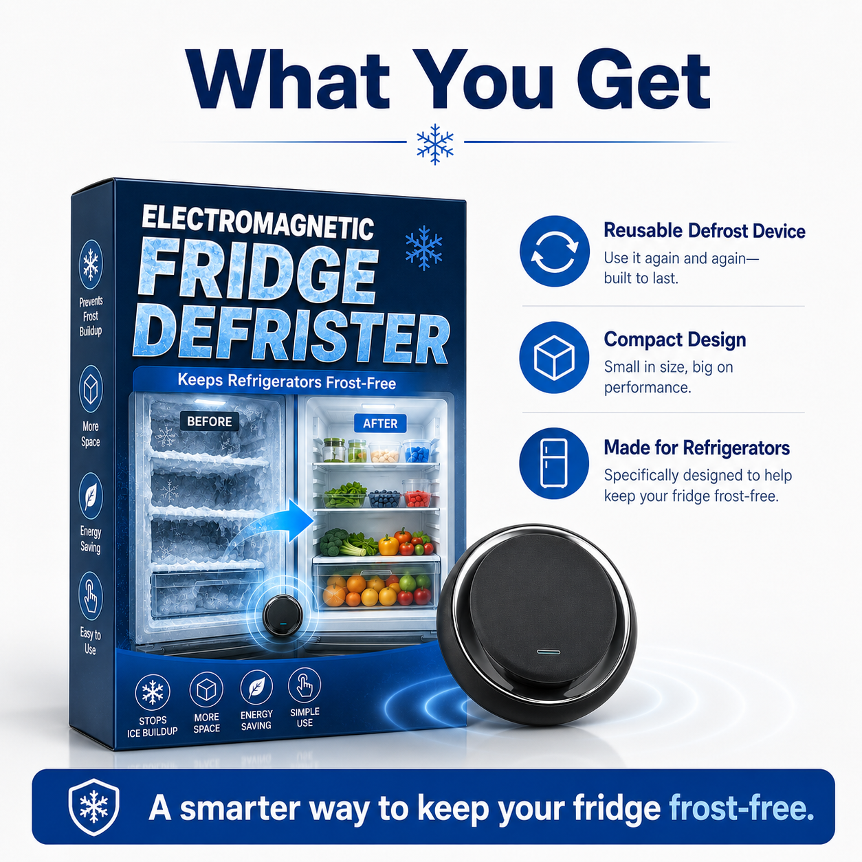 Electromagnetic Fridge De-Icer