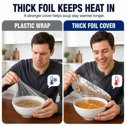 Universal Stretchable Aluminum Food Covers🍽️