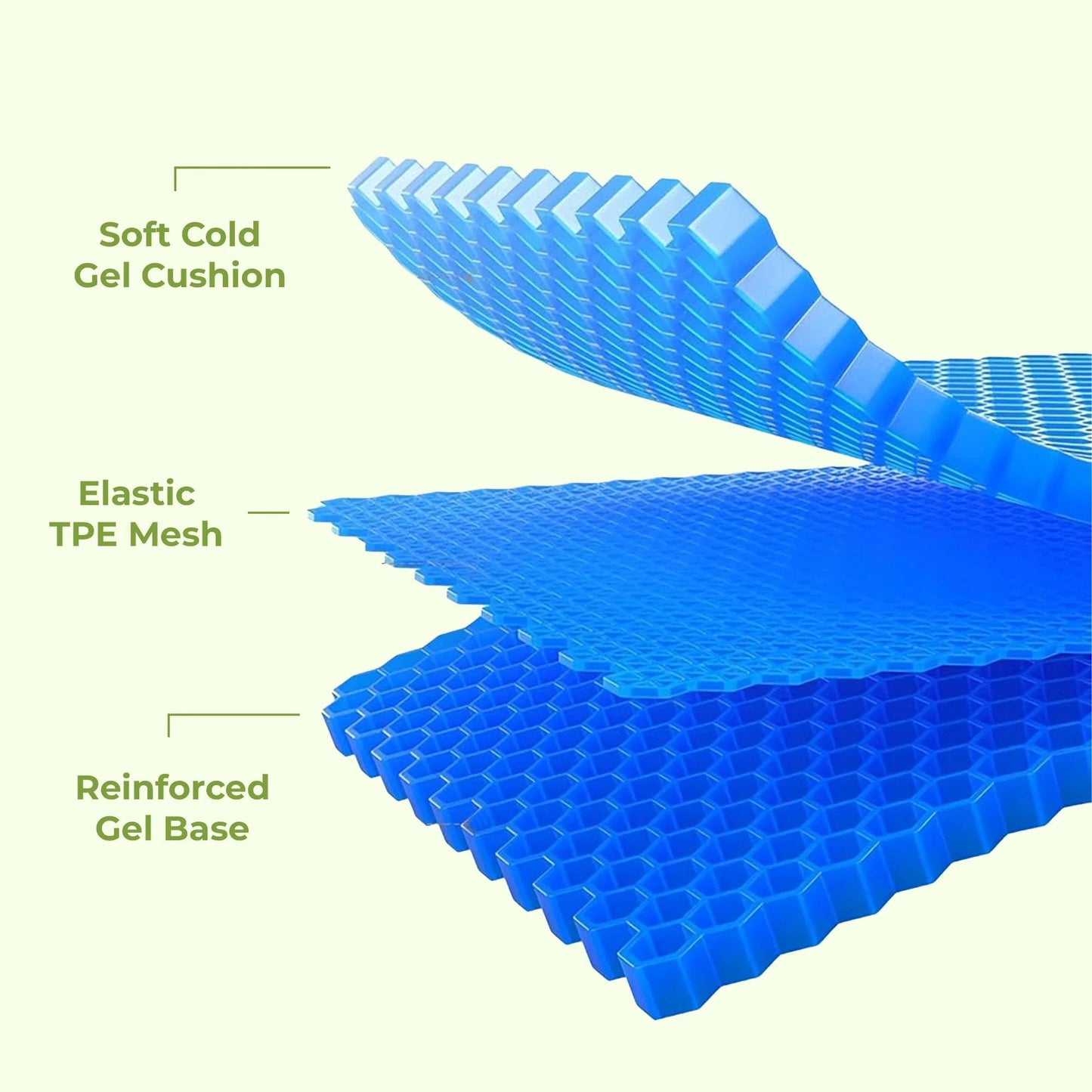 🔥Honeycomb Gel Seat Cushion