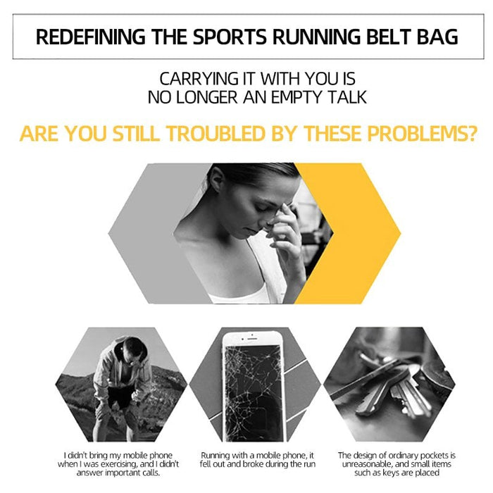 👟Running  Sports Jogging Portable Outdoor Phone Holder Waterproof Belt Bag image 4